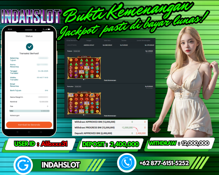 INDAHSLOT JACKPOT GATES OF OLYMPUS Rp.12,000,000,- LUNAS!!